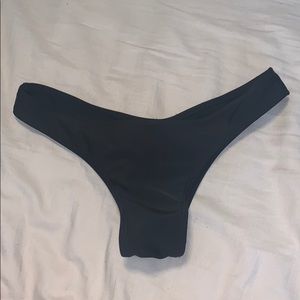 black bikini bottoms